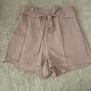 High waisted dress shorts